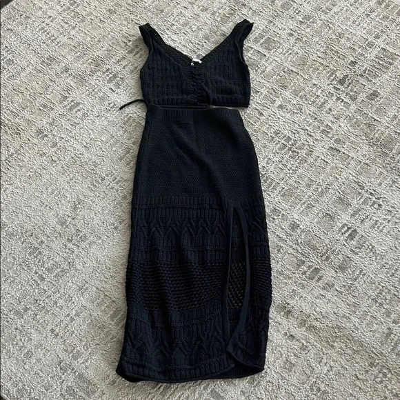 American Eagle Outfitters | Dresses | American Eagle Outfitters Black  Sheath Midi 2 Piece Dress | Poshmark
